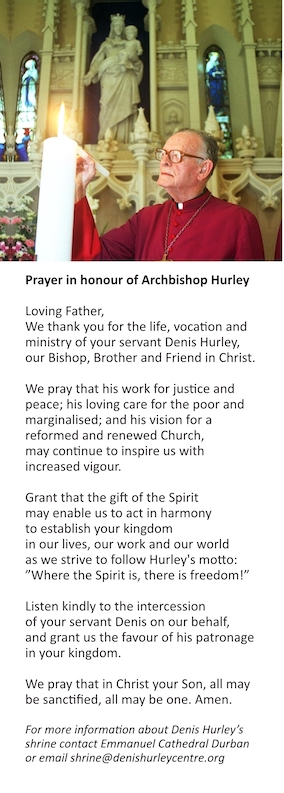 Denis_Hurley_Prayer_English