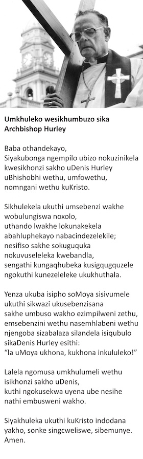 Denis_Hurley_Prayer_isiZulu